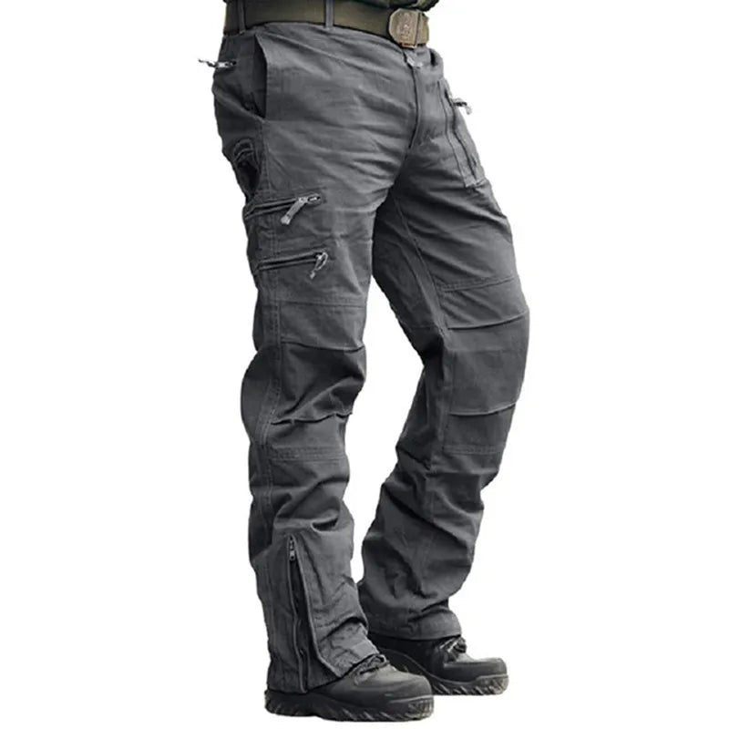 Men’s Cargo Pants – Tactical Outdoor Multi-Pocket Trousers