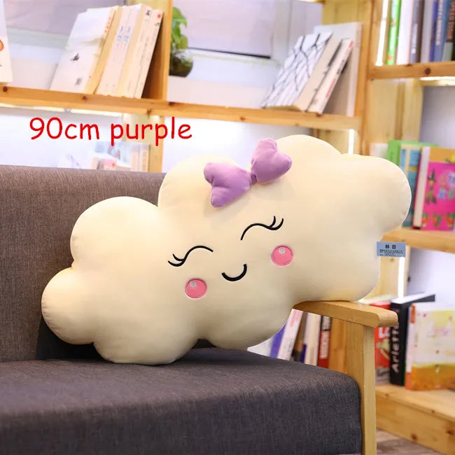 Kawaii Smile Cloud Pillow