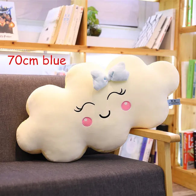 Kawaii Smile Cloud Pillow