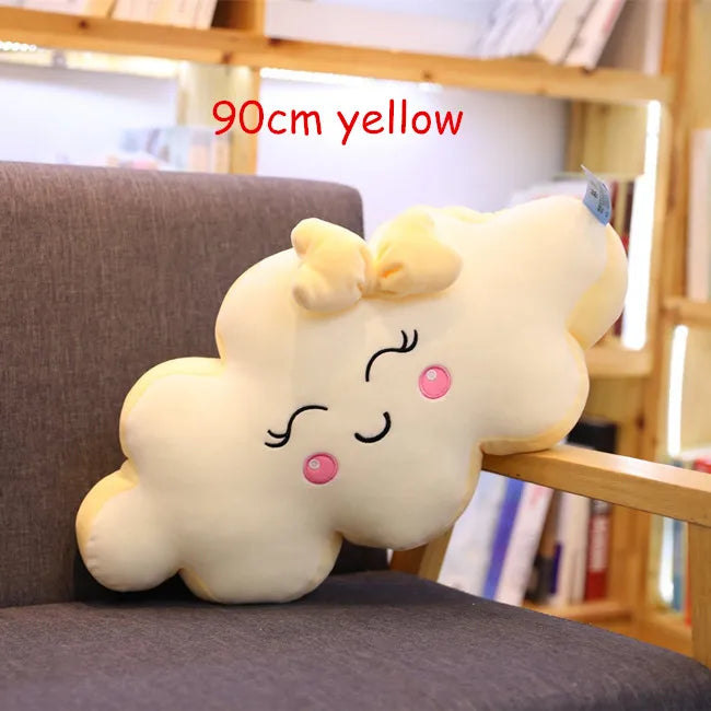 Kawaii Smile Cloud Pillow