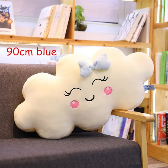 Kawaii Smile Cloud Pillow