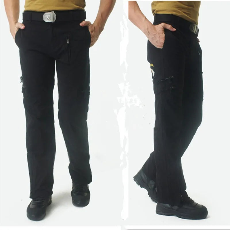 Men’s Cargo Pants – Tactical Outdoor Multi-Pocket Trousers