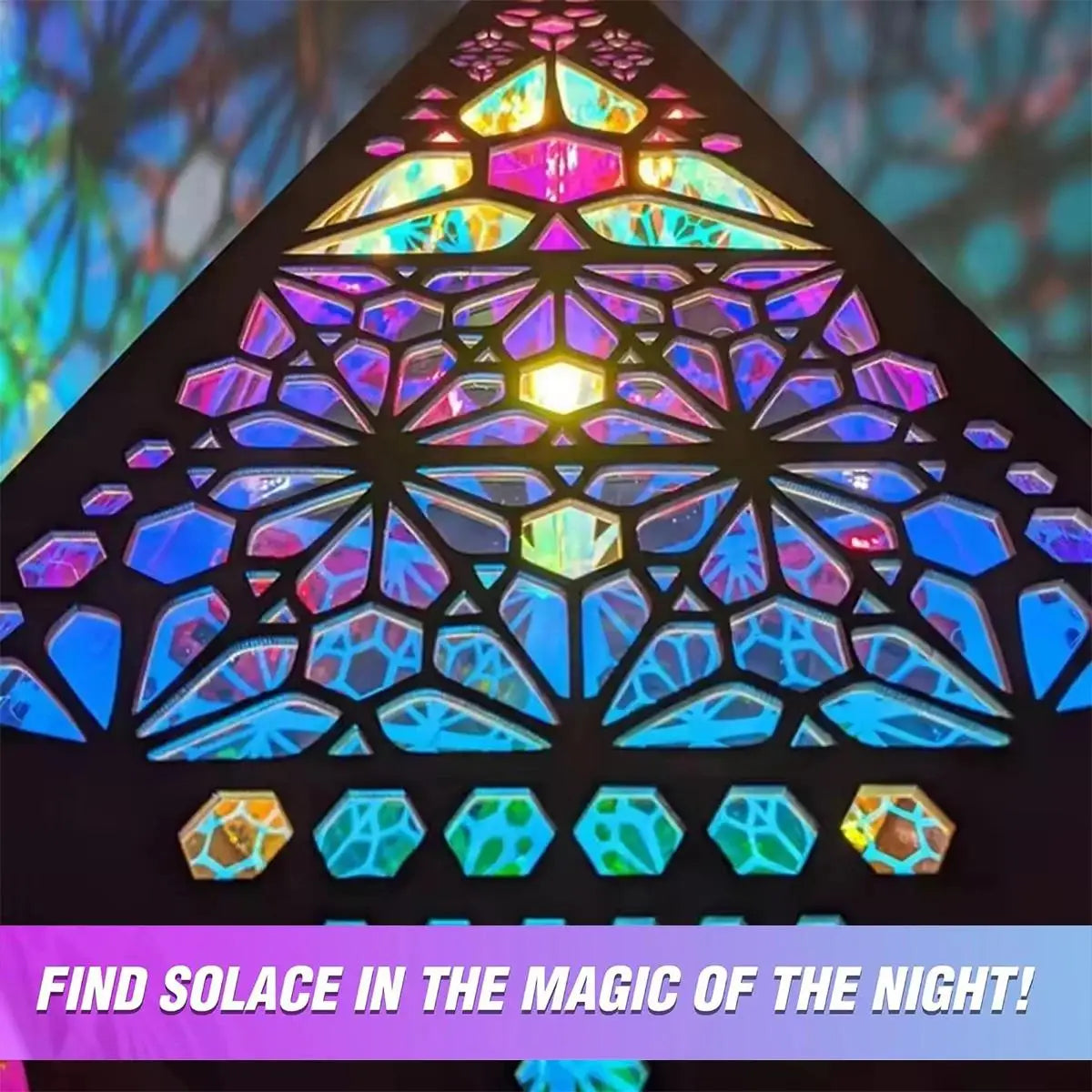 Bohemian USB LED Projection Table Lamp