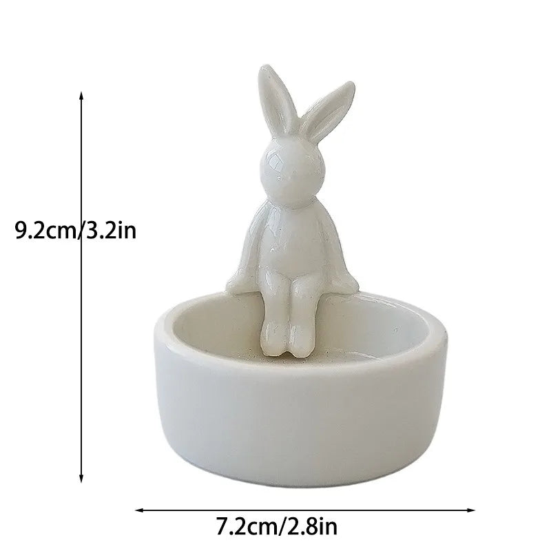 Cute Ceramic Kitten Candle Holde