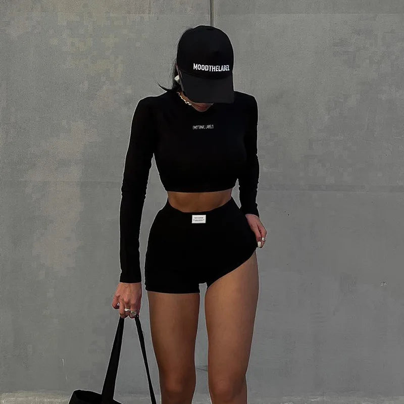 European and American Spring/Summer Two-Piece Set