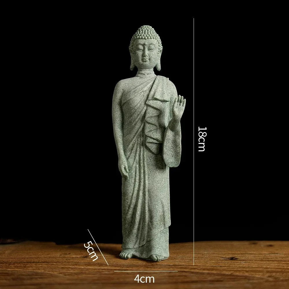 Tranquil Buddha Mini Statue – Zen Garden, Aquarium & Home Decor