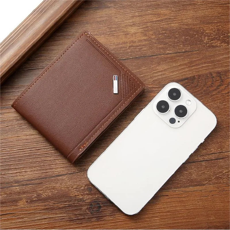 Slim RFID Blocking Men’s Wallet with Money Clip