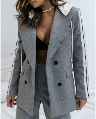 Streetwear Two-Piece Women’s Suit – Spring 2025 Collection
