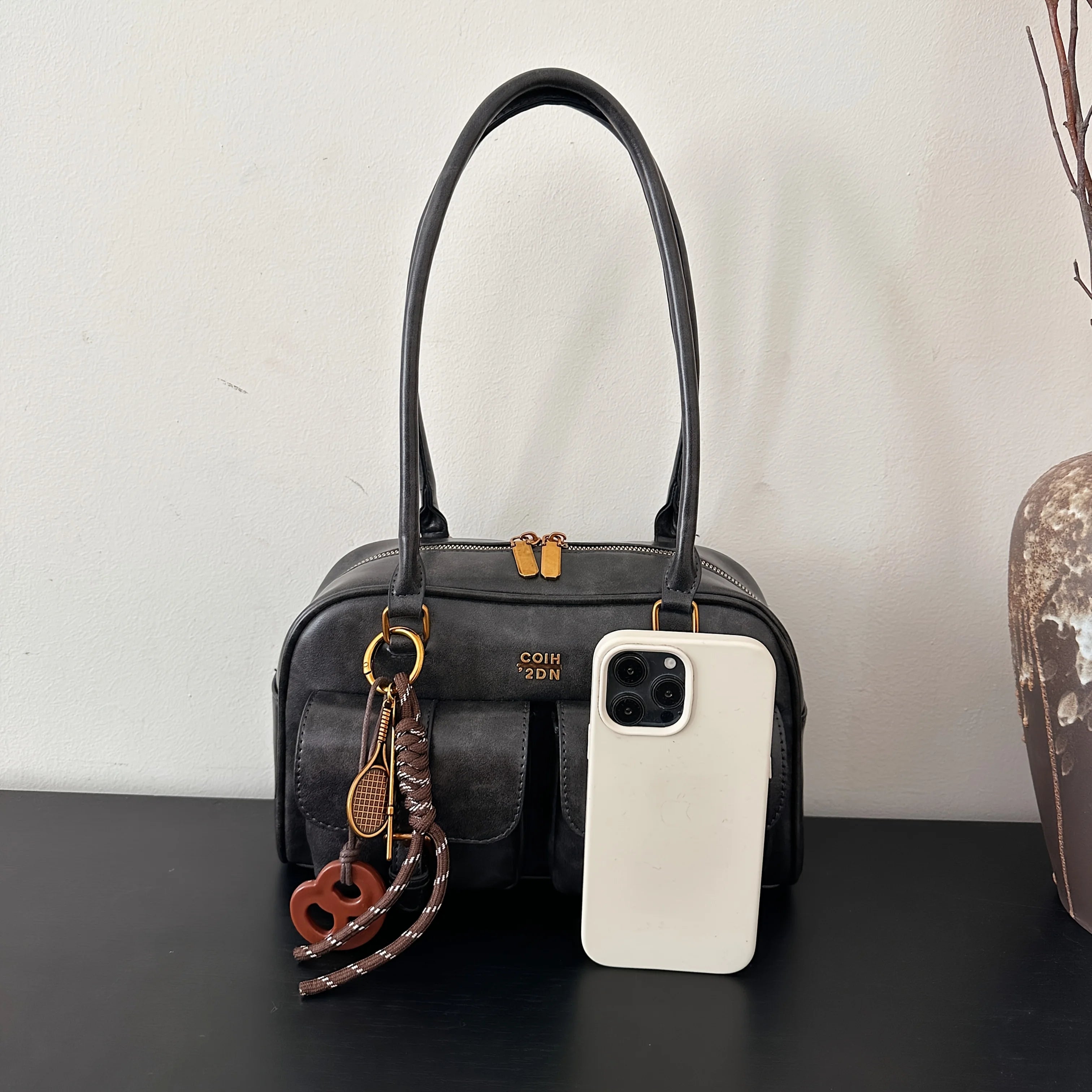 Women’s Retro PU Leather Shoulder Bag