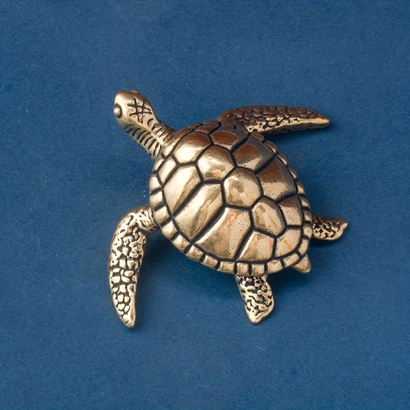 Pure Brass Solid Turtle Home Decoration