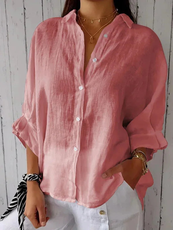 Summer Cotton Linen T-Shirt for Women – Casual Loose Fit Streetwear Top