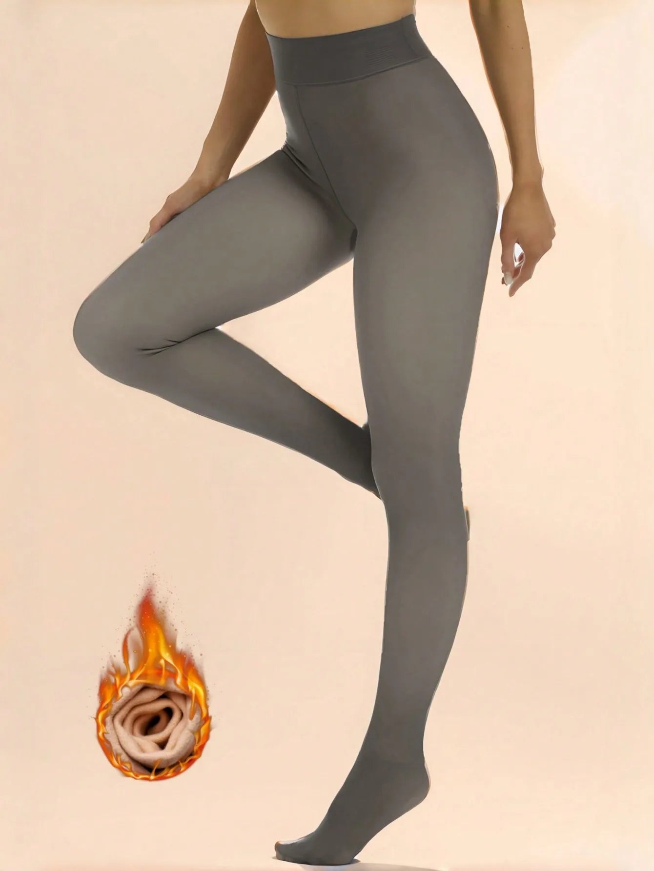 300g Warm Fleece-Lined Tights for Women
