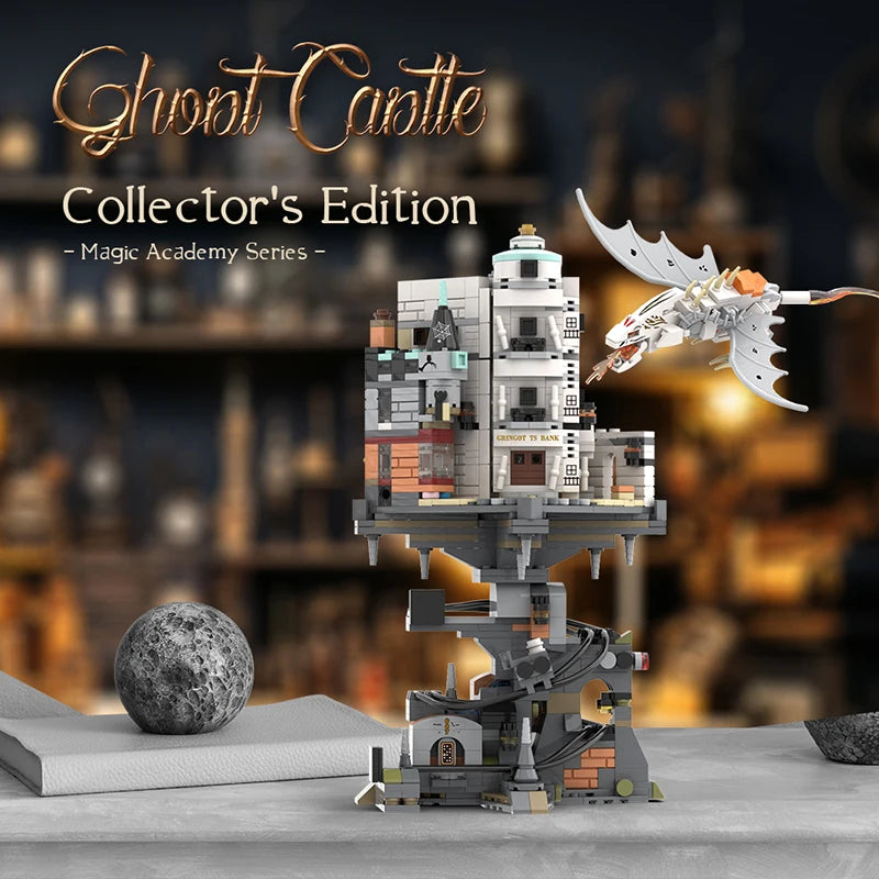 Wizard Tower Magic World Dragon MOC Building Set