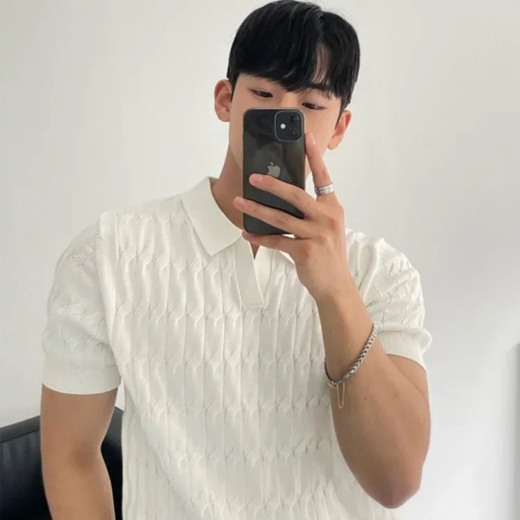 Premium Slim Fit Korean Style Polo – Lightweight, Stylish &amp; Timeless