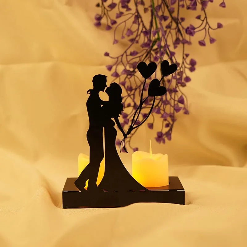Romantic Couple Candle Holder