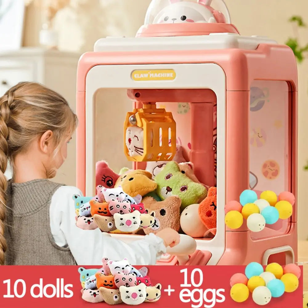 Mini Claw Machine Arcade – Fun Crane Game with Lights & Music