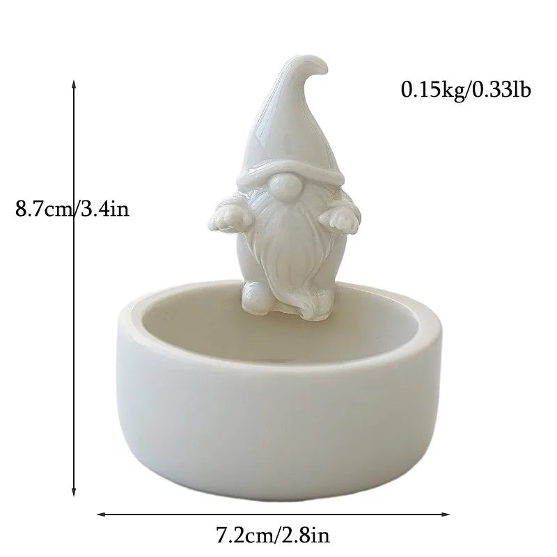 Cute Ceramic Kitten Candle Holde