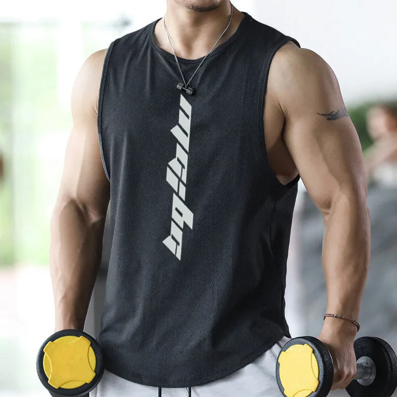 Men’s Fitness Sports Tank Top – Sleeveless Gym & Running Shirt