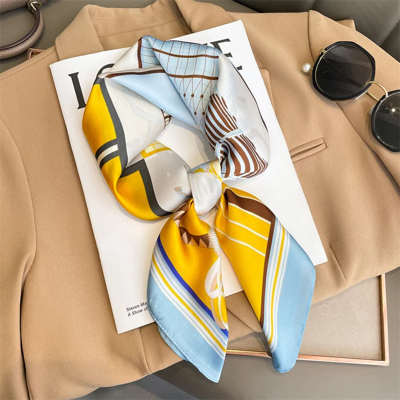 Women’s Fashion Square Silk Scarf
