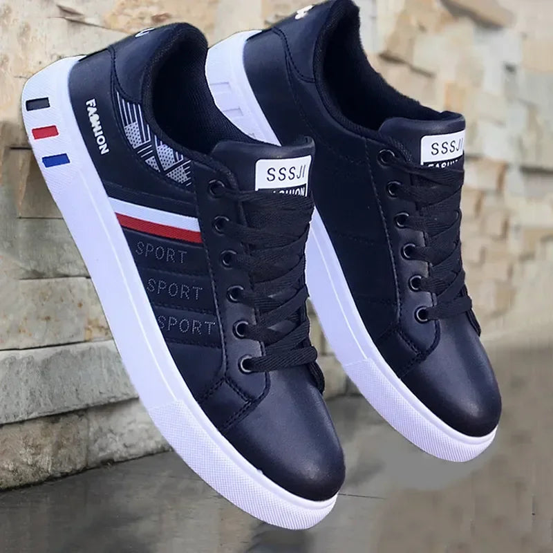 Men's Luxury Flats – 2024 Spring & Autumn Vulcanized Sneakers