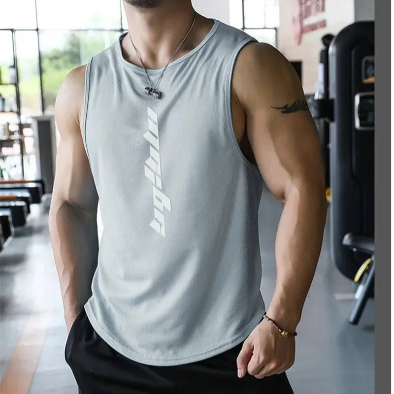 Men’s Fitness Sports Tank Top – Sleeveless Gym & Running Shirt