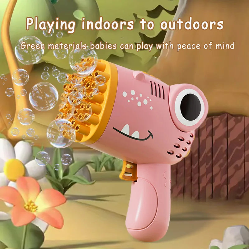 Handheld Dinosaur Bubble Machine