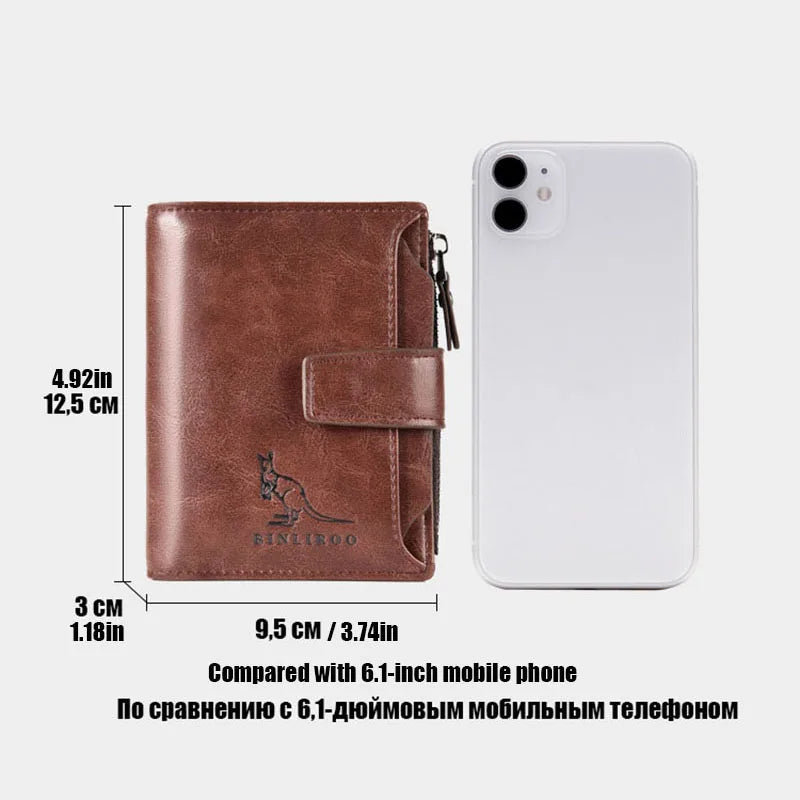 Luxury Leather RFID Men’s Wallet