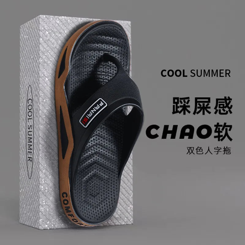 Men’s Summer Flip-Flops – Casual Beach & Outdoor Sandals