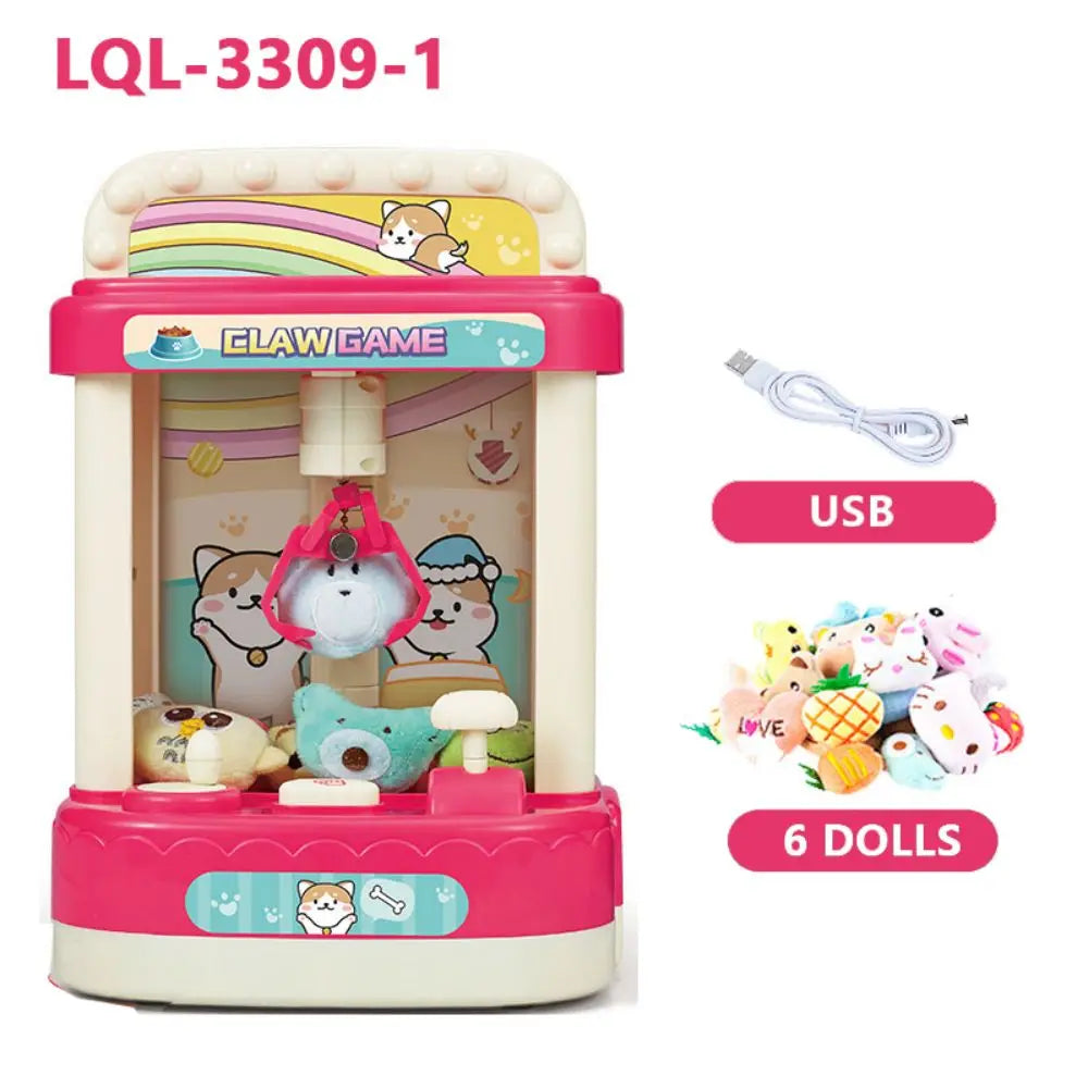 Mini Claw Machine Arcade – Fun Crane Game with Lights & Music