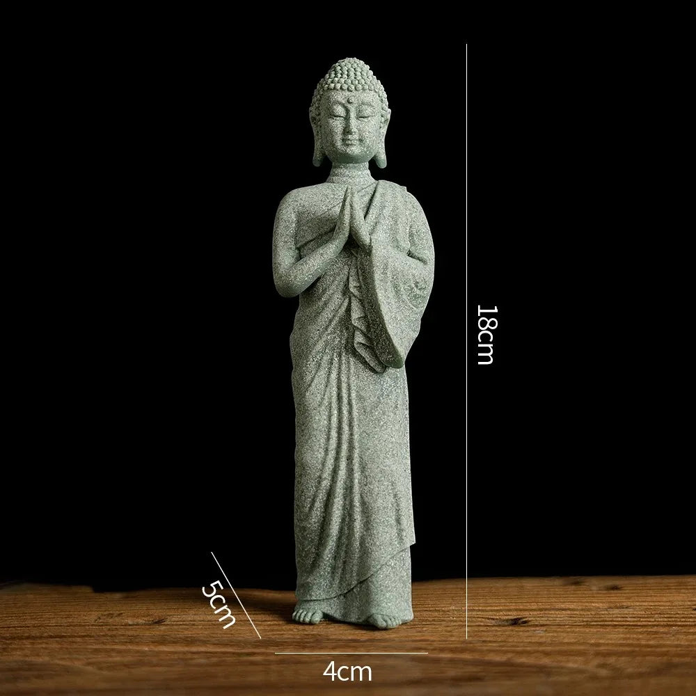 Tranquil Buddha Mini Statue – Zen Garden, Aquarium & Home Decor