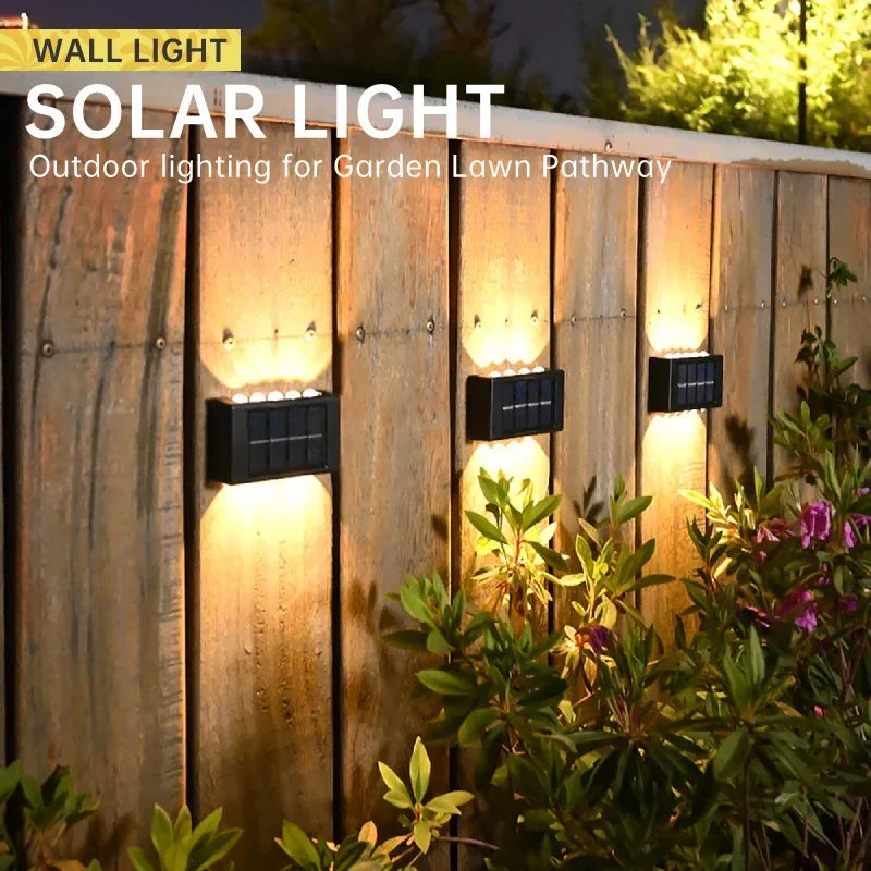 Solar Wall Lamp Outdoor Waterproof LED Light