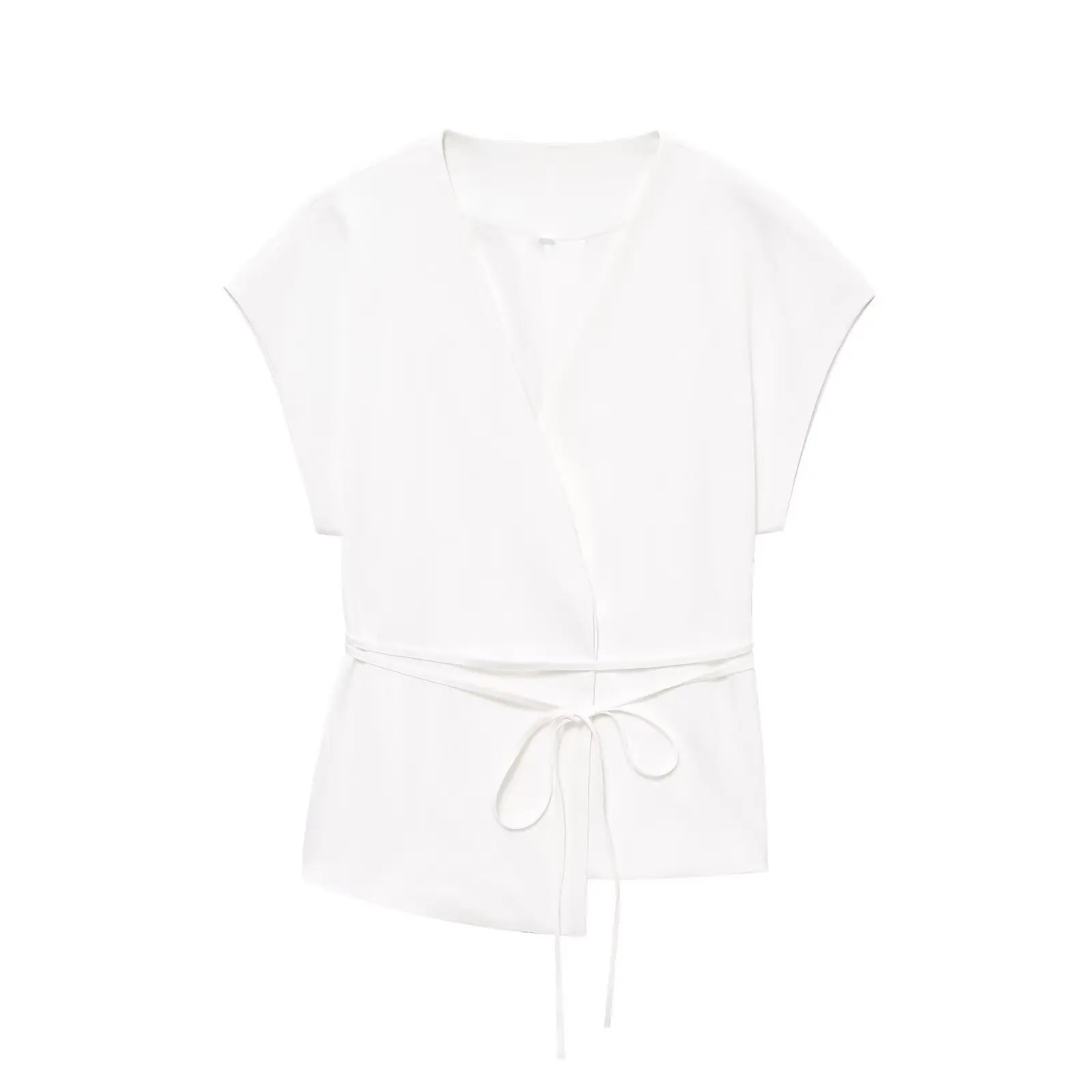 TFMLN Women’s Sleeveless V-Neck Trouser Suit with Belt