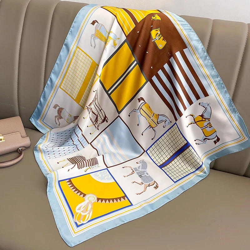 Women’s Fashion Square Silk Scarf