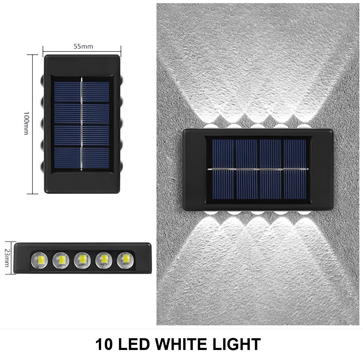 Solar Wall Lamp Outdoor Waterproof LED Light