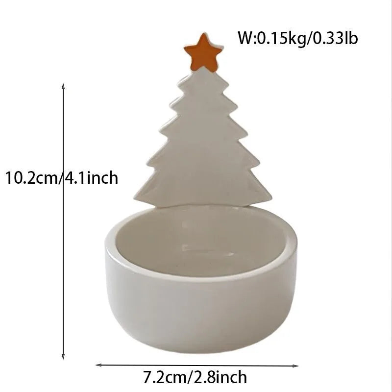 Cute Ceramic Kitten Candle Holde