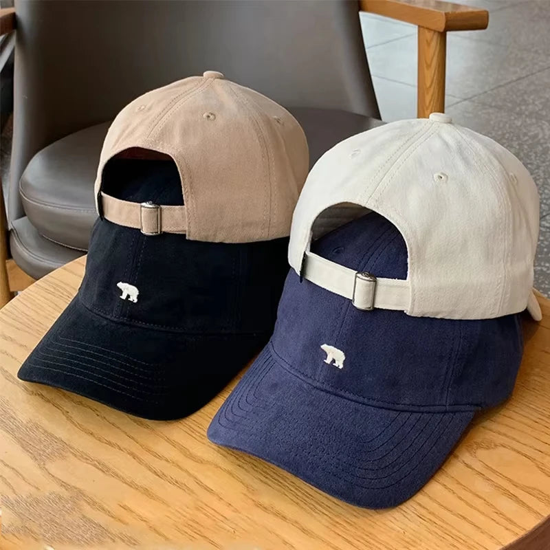 Polar Bear Embroidered Baseball Cap
