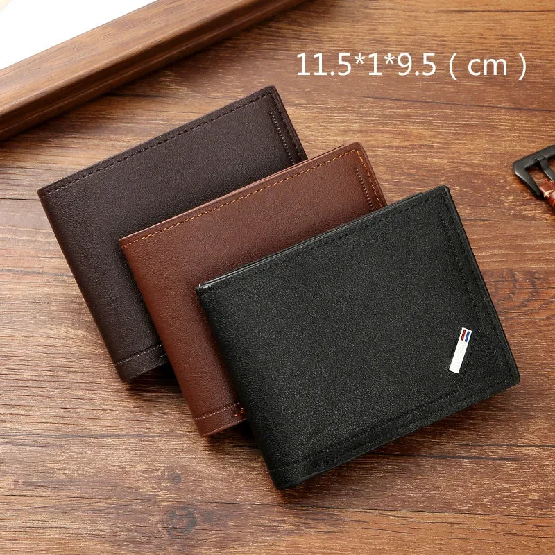 Slim RFID Blocking Men’s Wallet with Money Clip