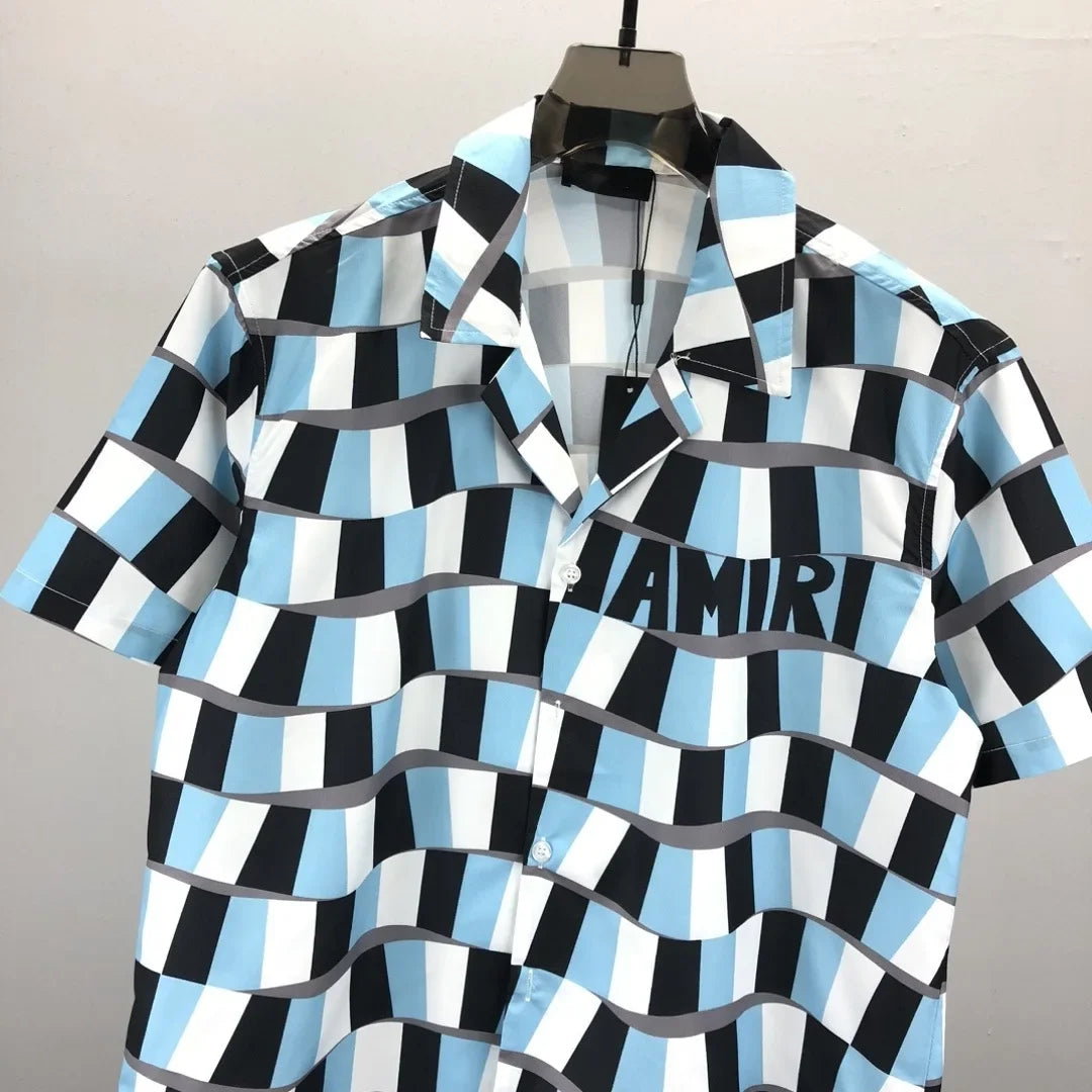 Summer 3D Print Hawaiian Shirt & Shorts Set