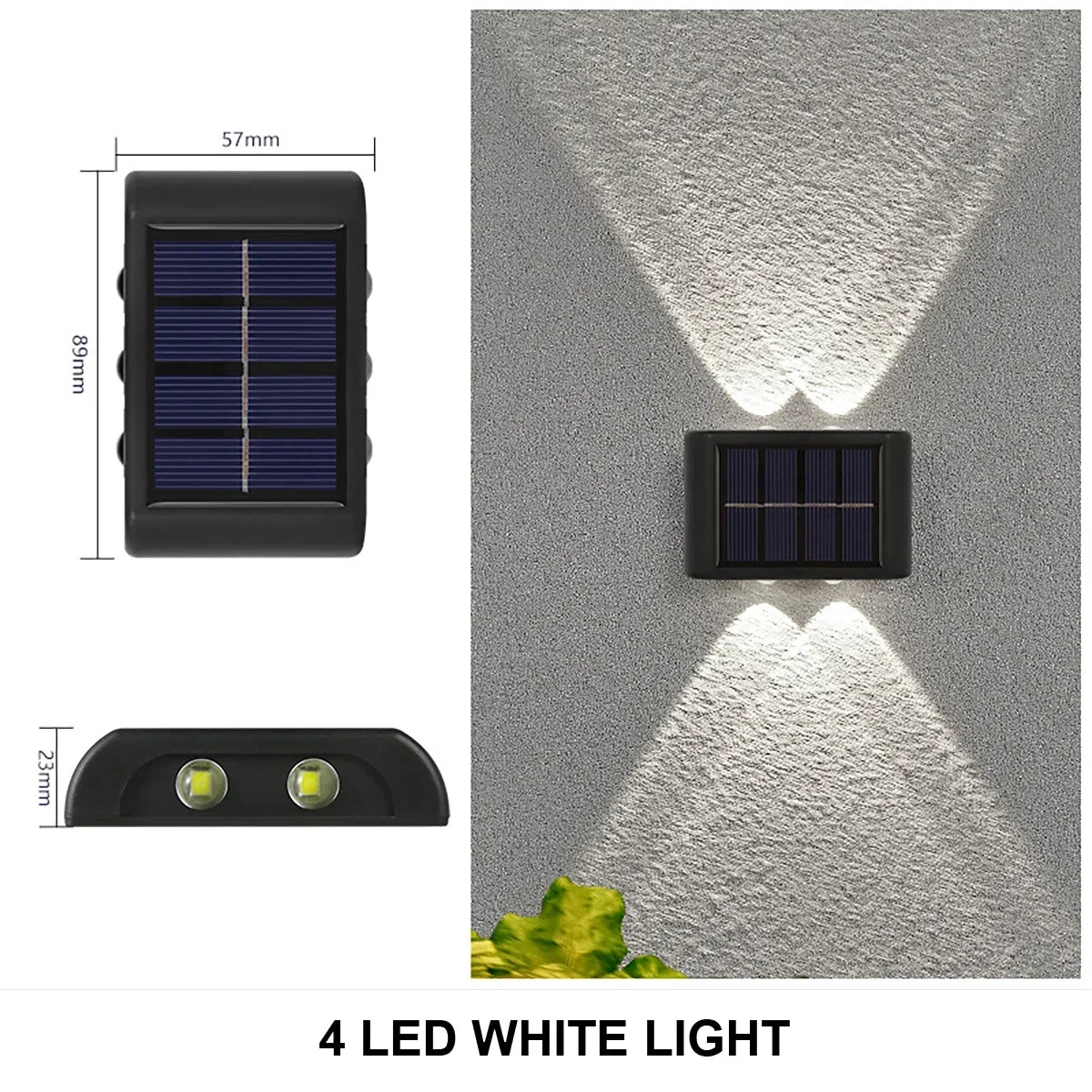 Solar Wall Lamp Outdoor Waterproof LED Light