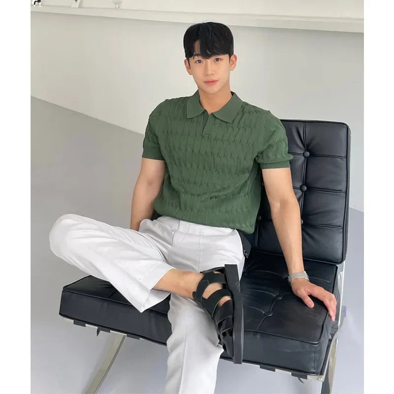 Premium Slim Fit Korean Style Polo – Lightweight, Stylish &amp; Timeless