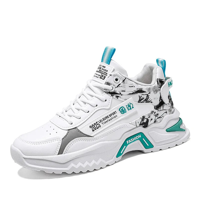 2025 Men’s Breathable Mesh Platform Sneaker