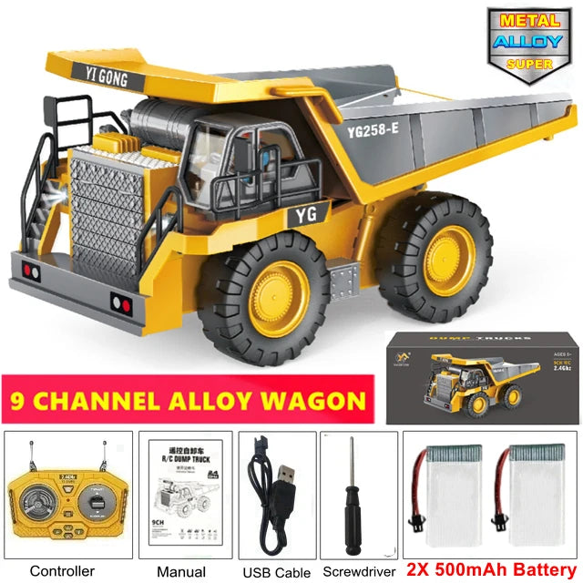 TitanX 4WD RC Excavator &amp; Dump Truck
