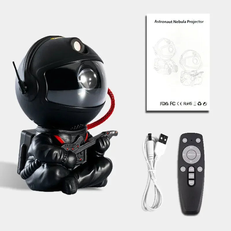 Galaxy Star Projector Night Light – Astronaut LED Lamp
