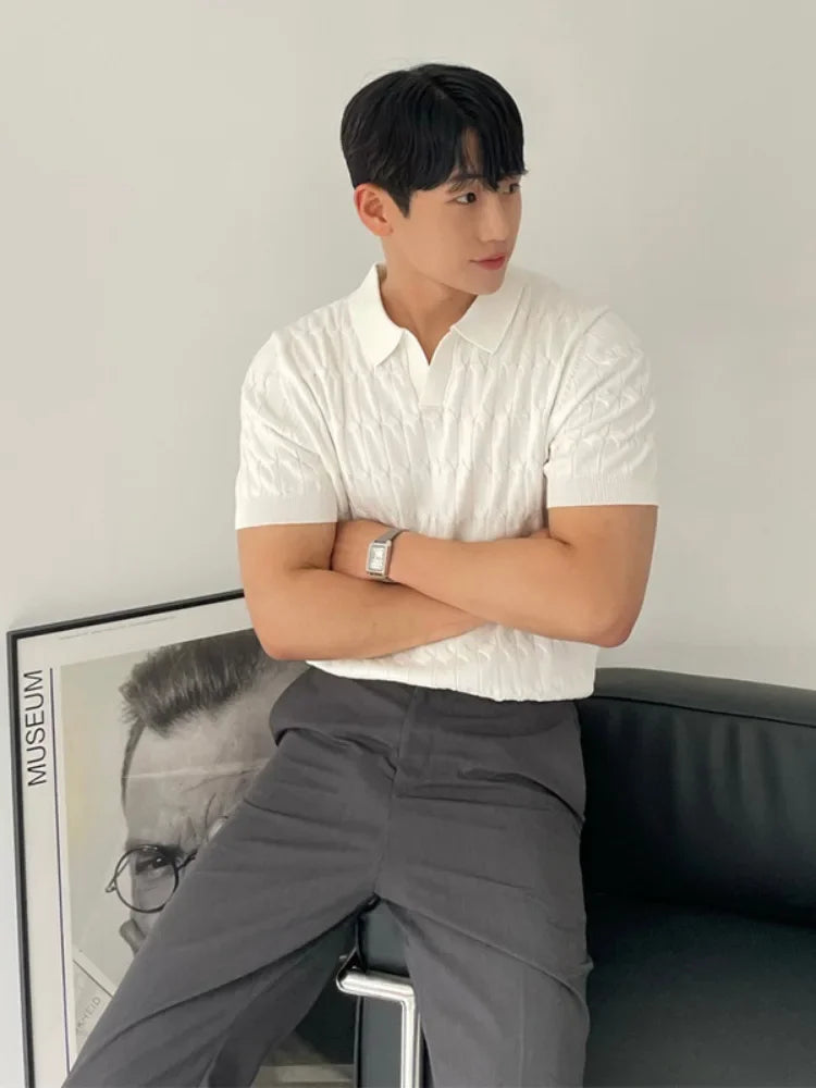 Premium Slim Fit Korean Style Polo – Lightweight, Stylish &amp; Timeless