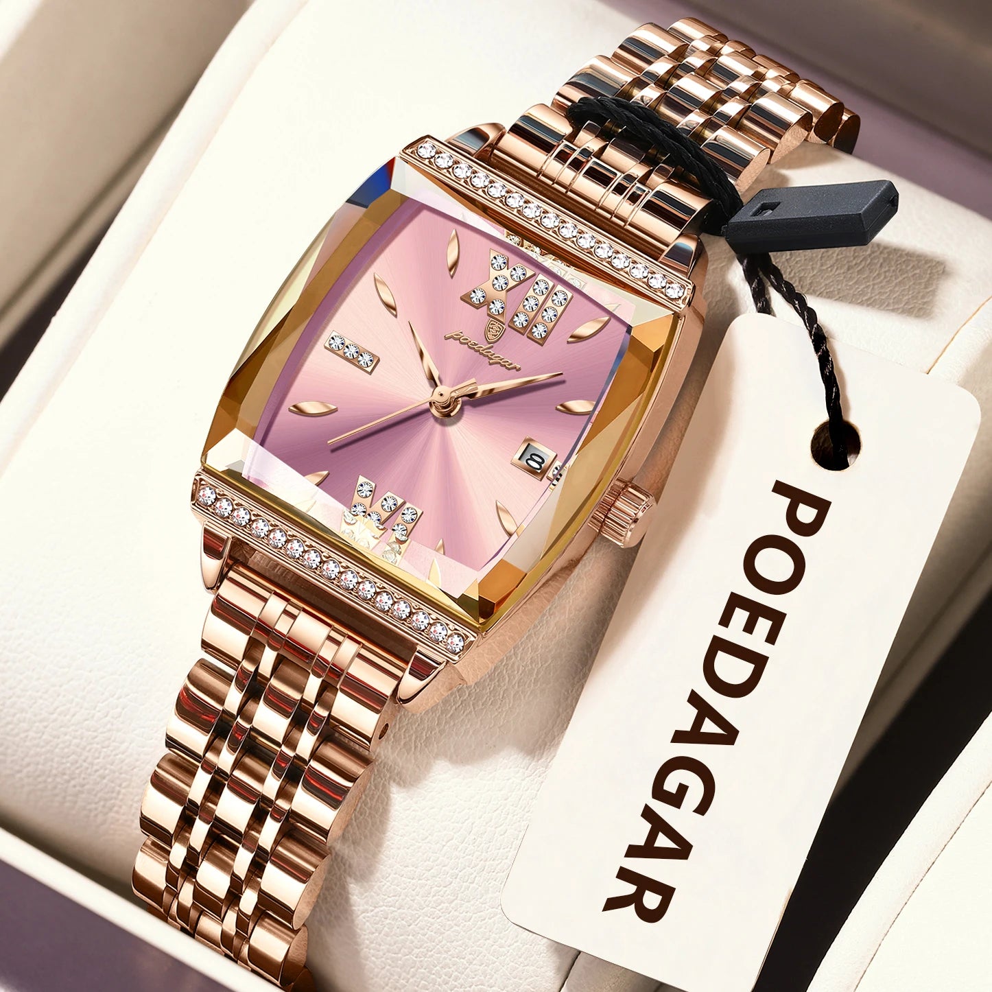 POEDAGAR Diamond Luxury Watch
