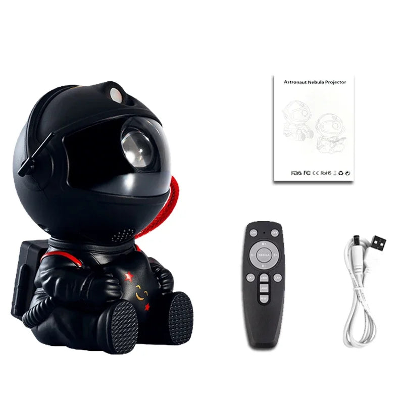 Galaxy Star Projector Night Light – Astronaut LED Lamp
