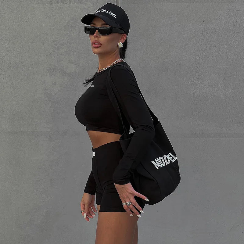 European and American Spring/Summer Two-Piece Set
