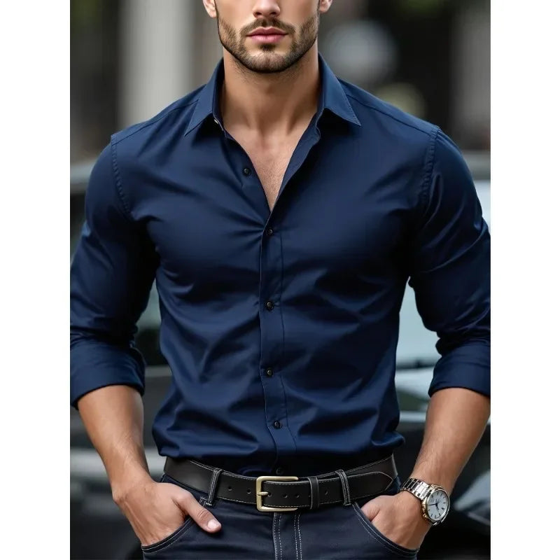 Men’s Smart Casual Long Sleeve Shirt