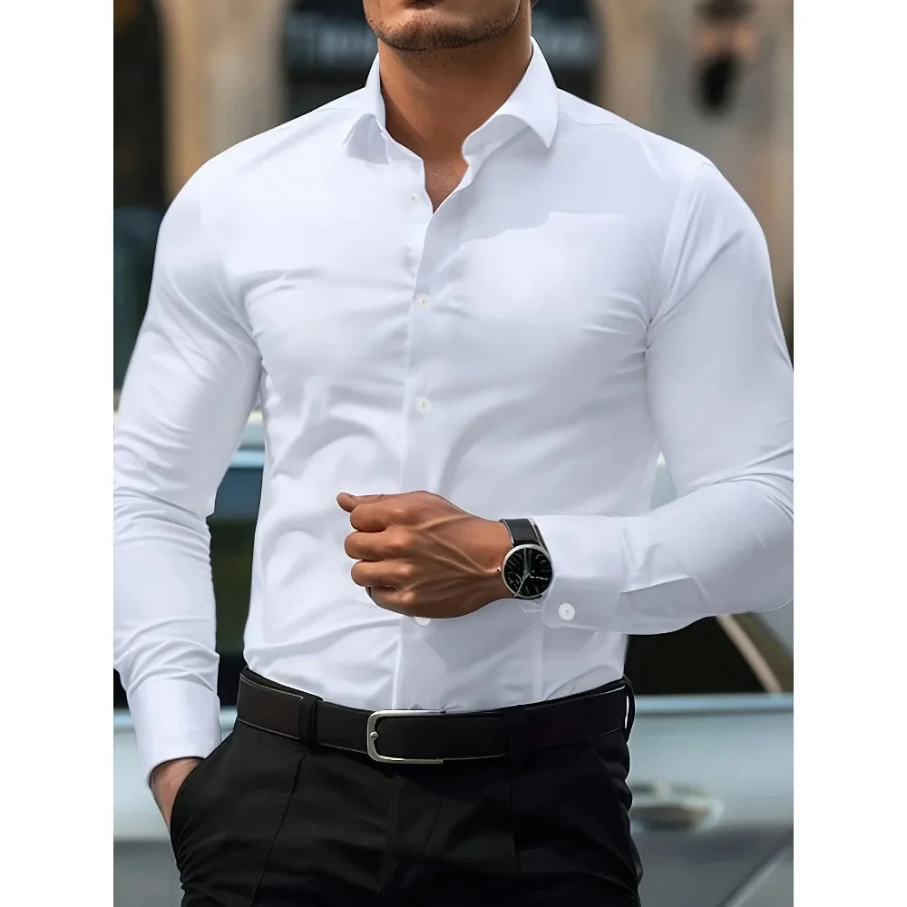 Men’s Smart Casual Long Sleeve Shirt
