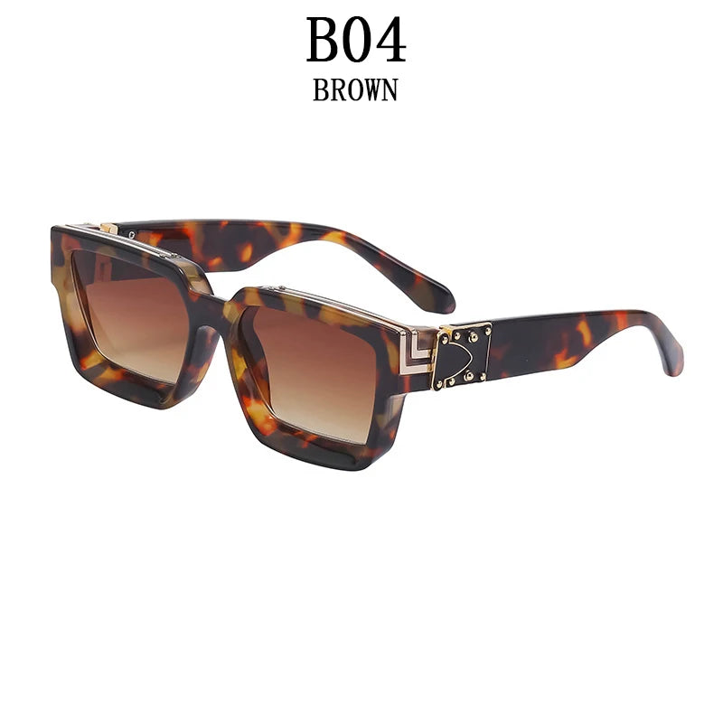 Millionaire Vintage Square Sunglasses